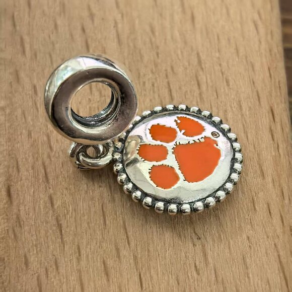 Pandora Orange Bear Paw Charm Pendant, S925 Silver Bracelets - Picture 3 of 4